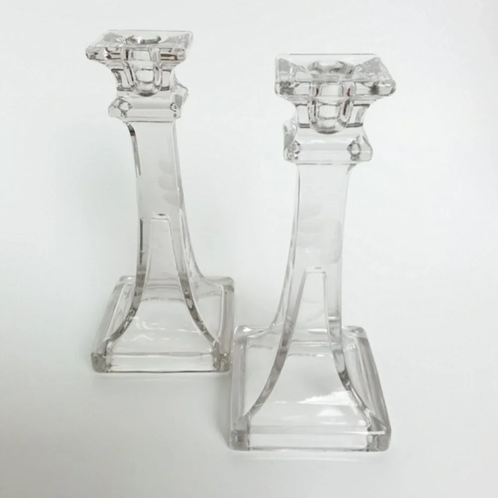 Unbranded glass candle